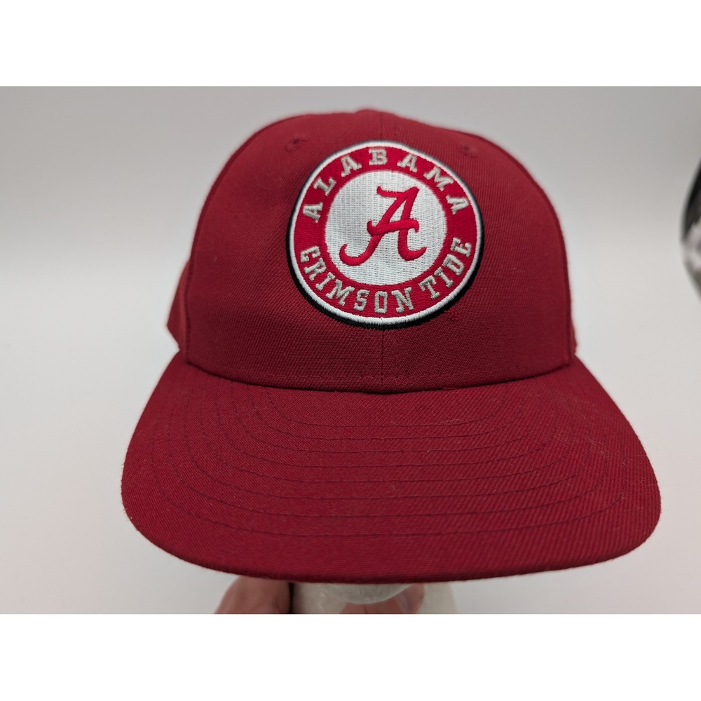 New Era 59FIFTY Alabama Crimson Tide Fitted Hat Crimson Red Bama Size 7 3/4